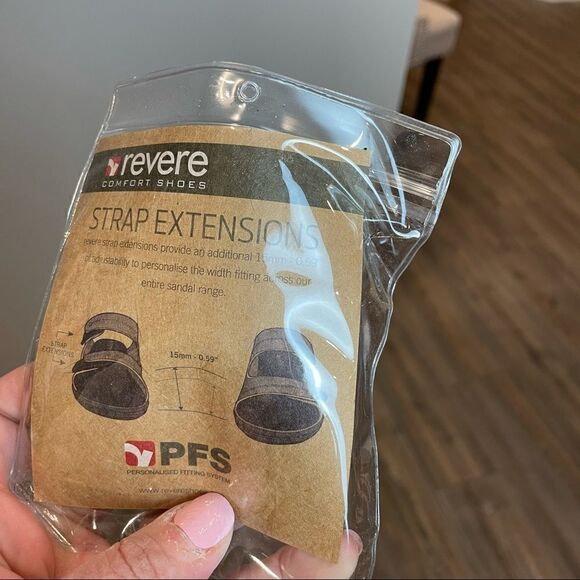 Revere Metallic Comfort Shoes Strap 8 - Picture 10 of 12